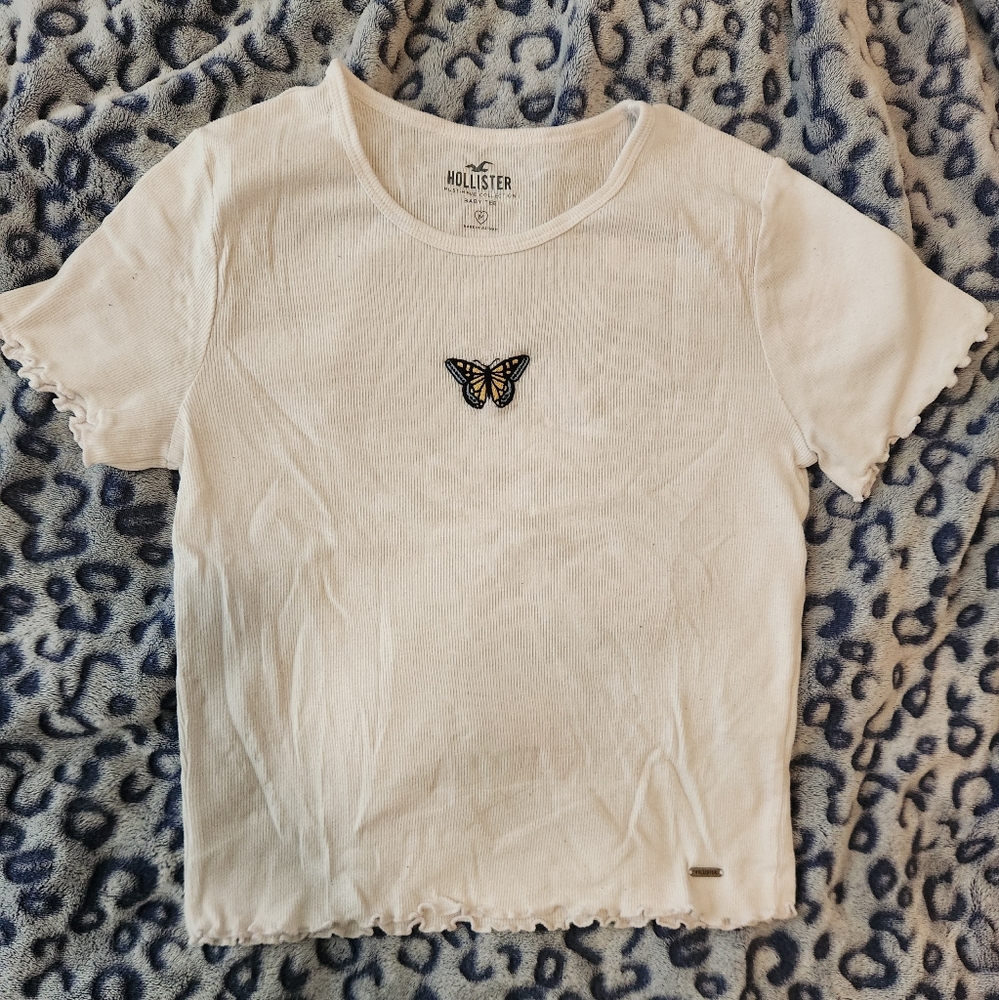 Hollister Ribbed Butterfly Top